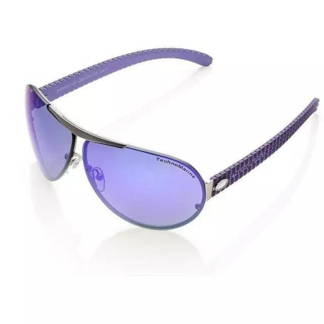 Technomarine Cruise Speedway Aviator TMEW007-04 Pilot Sunglasses - Purple / Grey